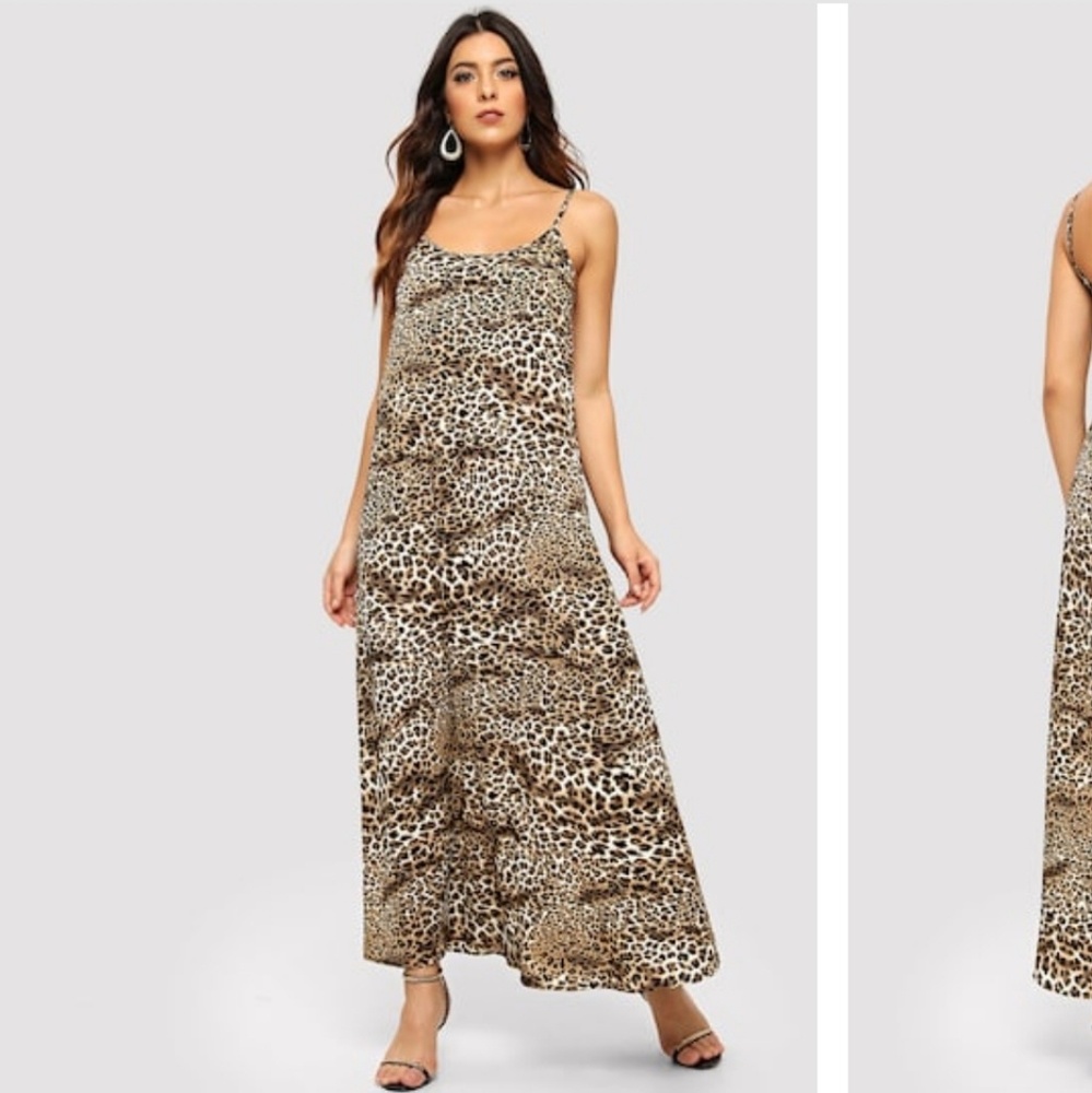 Last Chance--Scoop Leopard Cami Dress - Picture 2 of 6